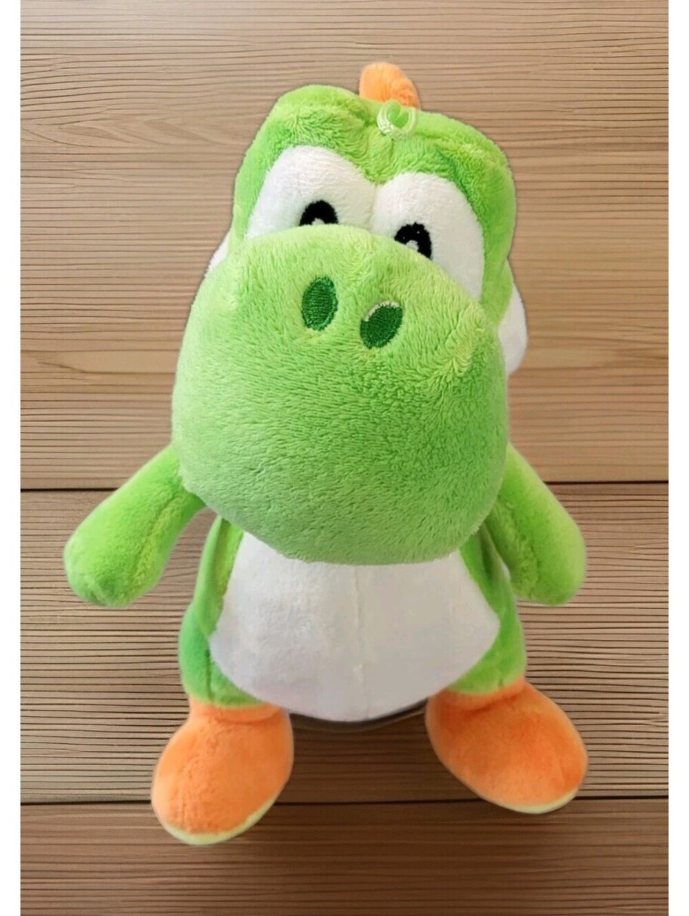 Super Mario All Star Collection GREEN YOSHI Nintendo Little Buddy Plush 2017 EUC